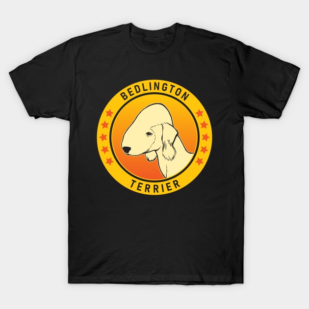 Bedlington Terrier Dog Portrait T-Shirt by millersye